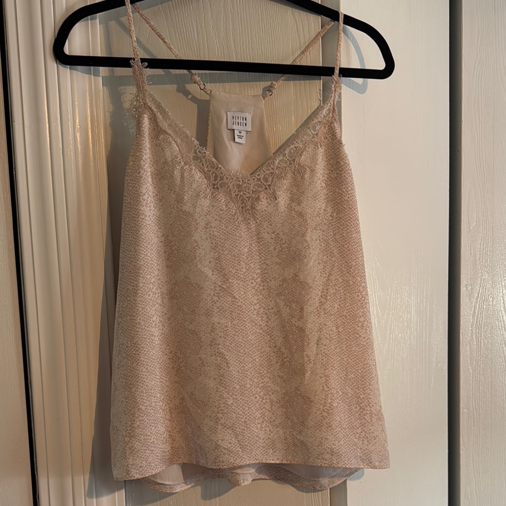 Lace Trim Tank Top